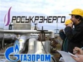 "РосУкрЭнерго" и "Газпром". Фото с сайта newsukraine.com.ua