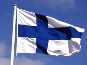 Флаг Финляндии. Фото: novosti.err.ee