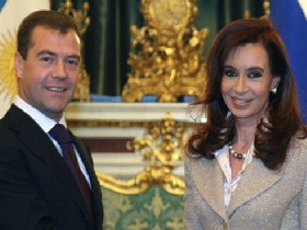 Дмитрий Медведев и Кристина Киршнер. Фото с сайта: www.aif.ru