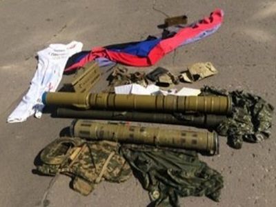Брошенное ДНР оружие в Славянске
