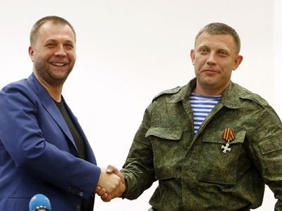 Александр Захарченко и Александр Бородай. Фото: rg.ru