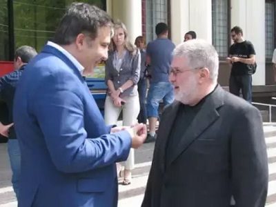 М.Саакашвили и Коломойский. Источник - http://trassae95.com/