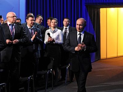 Путин на форуме ОНФ в Йошкар-Оле, 25.4.15. Источник - http://kremlin.ru/events/president/news/51786/photos