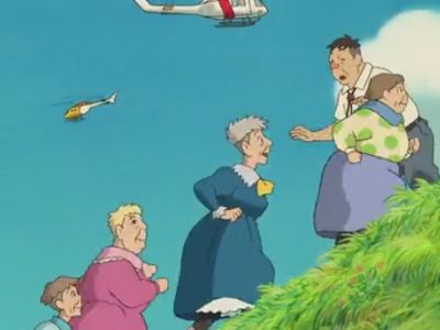 Японские бабушки, из аниме Х.Миядзаки "Рыбка Понью на утесе": onlinemultfilmy.ru