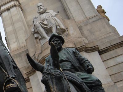 Памятник Дон Кихоту и Санчо Пансе. Мадрид. Фото: Вадим Зайдман
