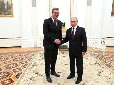 Александр Вучич и Владимир Путин. Фото: kremlin.ru
